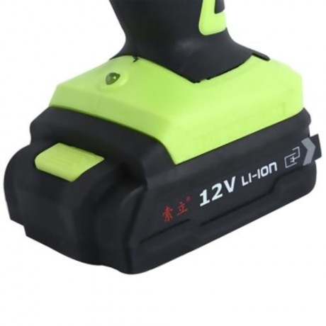 SUNTOL 12V ELECTRIC SCREWDRIVER LITHIUM-ION BATTERY DRILL (BLACK AND GREEN)
