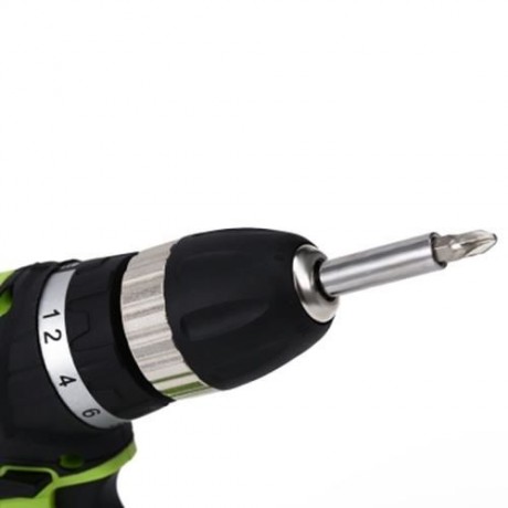 SUNTOL 12V ELECTRIC SCREWDRIVER LITHIUM-ION BATTERY DRILL (BLACK AND GREEN)