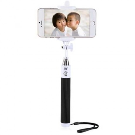 BLUETOOTH V3.0 REMOTE CONTROL SELF TIMER CAMERA MONOPOD WITH CLIP STAND (BLACK)