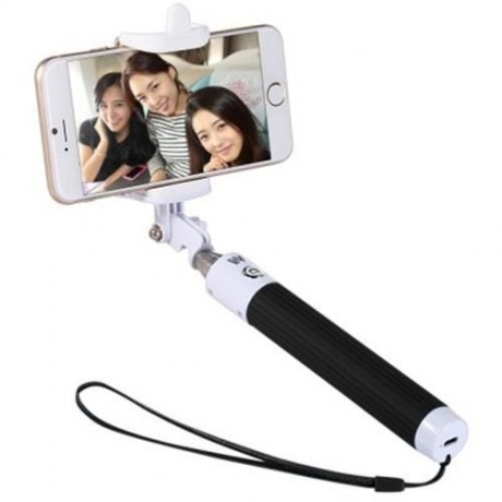 BLUETOOTH V3.0 REMOTE CONTROL SELF TIMER CAMERA MONOPOD WITH CLIP STAND (BLACK)