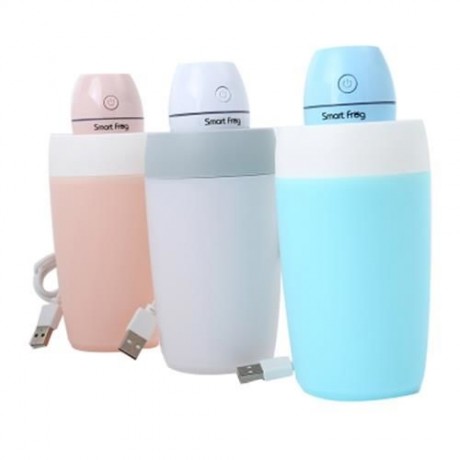 SMART FROG ULTRASONIC COOL MIST MINI USB CAR AIR HUMIDIFIER (WHITE)