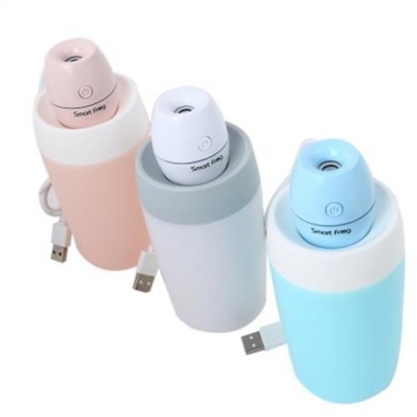 SMART FROG ULTRASONIC COOL MIST MINI USB CAR AIR HUMIDIFIER (WHITE)