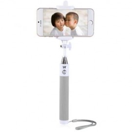 BLUETOOTH V3.0 REMOTE CONTROL SELF TIMER CAMERA MONOPOD WITH CLIP STAND (GRAY)