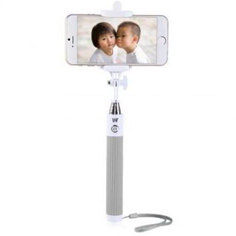 BLUETOOTH V3.0 REMOTE CONTROL SELF TIMER CAMERA MONOPOD WITH CLIP STAND (GRAY)