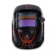 TIGER PATTERN SOLAR POWER AUTO DARKENING WELDING HELMET (BLACK)