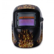 Beauty Pattern Solar Power Auto Darkening Welding Helmet (GOLDEN)