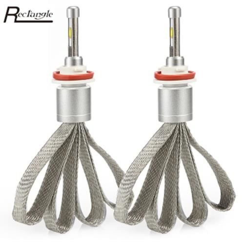 RECTANGLE T23903 H11 PAIR OF CAR LED HEADLIGHT