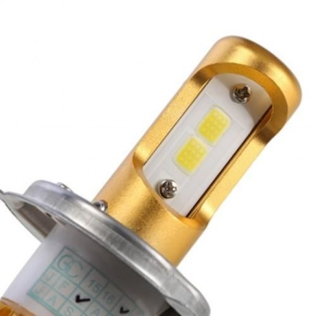 RECTANGLE T23909 H4 PAIR OF CAR LED HEADLIGHT