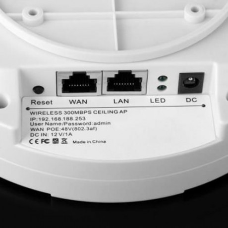 LAFALINK LF - XD9610 300MBPS 2.4G CEILING MOUNT WIRELESS AP WIFI EXTENDER (WHITE)
