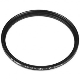 DEBO 55MM DIAMETER CAMERA MC UV FILTER LENS FOR PHOTOGRAPHER (TRANSPARENT)