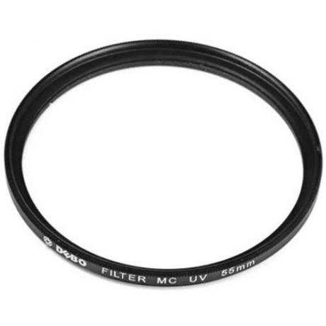DEBO 55MM DIAMETER CAMERA MC UV FILTER LENS FOR PHOTOGRAPHER (TRANSPARENT)