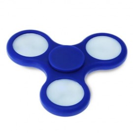 COLORFUL LED GYRO STRESS RELIEVER PRESSURE REDUCING TOY FOR OFFICE WORKER (BLUE)