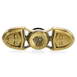 ZINC ALLOY GYRO STYLE STRESS RELIEVER PRESSURE REDUCING TOY FOR OFFICE WORKER (GOLDEN)