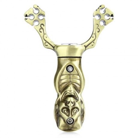 YERENBULUO OUTDOOR HUNTING DEMON SHAPE CATAPULT (GOLDEN)