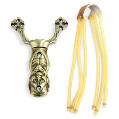 YERENBULUO OUTDOOR HUNTING DEMON SHAPE CATAPULT (GOLDEN)