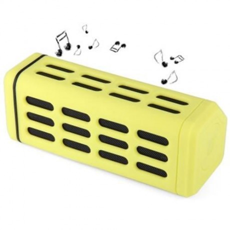 2200 BLUETOOTH 3.0 MUSIC SPEAKER WITH VOLUME CONTROL HANDSFREE CALL FUNCTION (YELLOW AND B