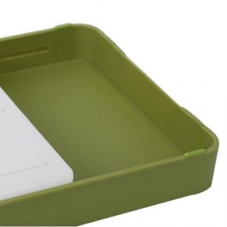 Multifunctional Cutting Board with Removable Drawer (GREEN)