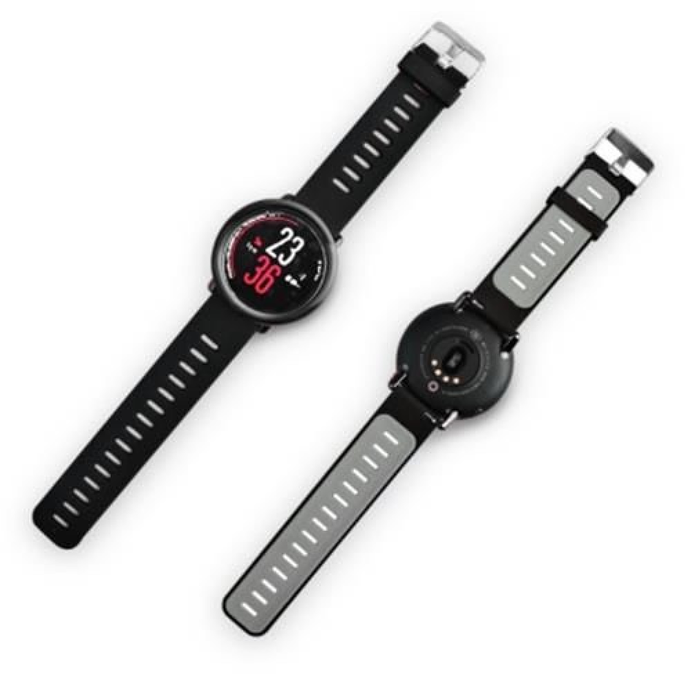 22MM SMART WATCH SILICONE SPORTS WRISTBAND FOR XIAOMI HUAMI AMAZFIT (GRAY)