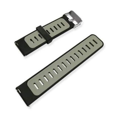 22MM SMART WATCH SILICONE SPORTS WRISTBAND FOR XIAOMI HUAMI AMAZFIT (GRAY)