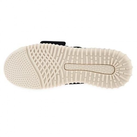 STYLISH PURE COLOR MAGIC TAPE DESIGN MALE DUNK HIGH SNEAKERS (BLACK)