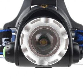 SHENGFEIHUO LED T6 HARD LIGHT ZOOM RECHARGEABLE HEAD LAMP (BLACK)