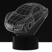 LED COLORFUL CREATIVE CAR STYLING USB 3D NIGHT LIGHT (COLORFUL)