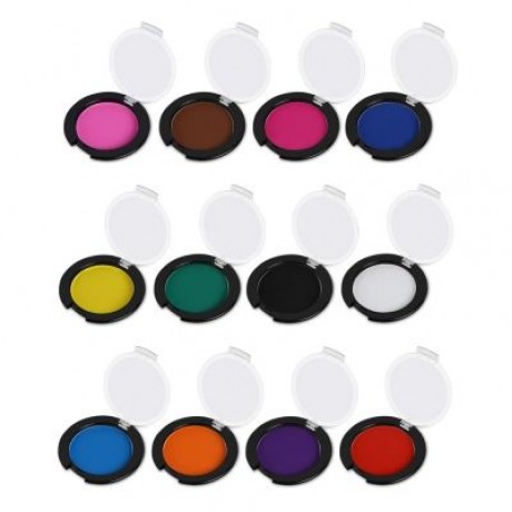 Professional Disposable Hair Dye Powdery Cake (BLACK)