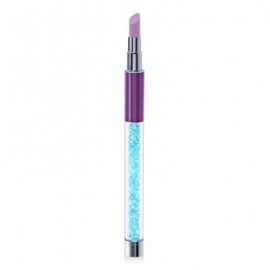 Professional Fan-shaped Exfoliating Manicure Tool Pen (BLUE)