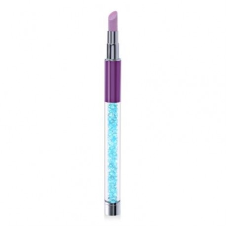 Professional Fan-shaped Exfoliating Manicure Tool Pen (BLUE)