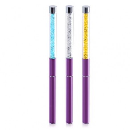 Professional Fan-shaped Exfoliating Manicure Tool Pen (BLUE)