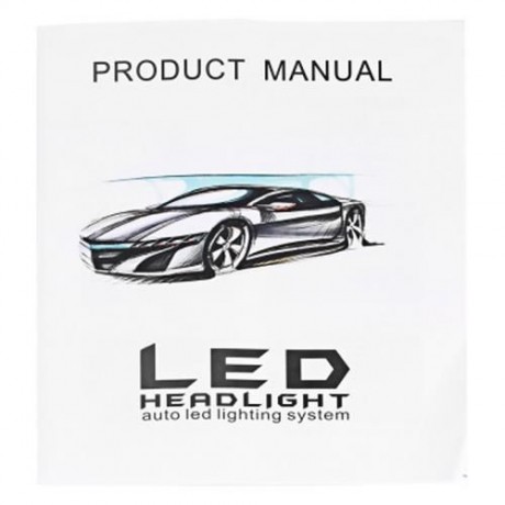 RECTANGLE 9004 PAIR OF CAR LED HEADLIGHT