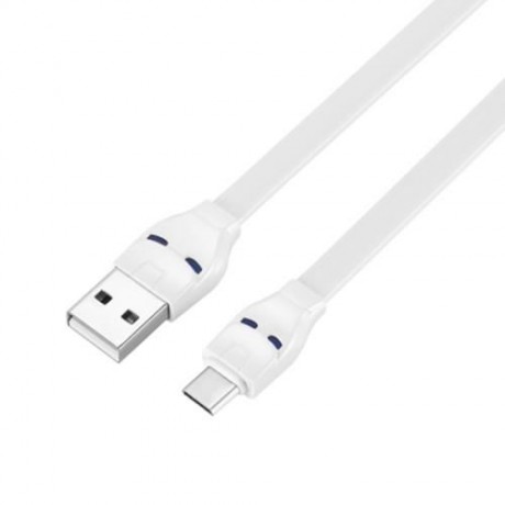 HOCO U14 STEEL TYPE-C CHARGE DATA TRANSFER CABLE 1.2M (WHITE)