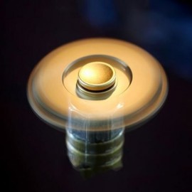 4 MIN ROTATING ANTI STRESS TOYS COPPER FINGER GYRO (GOLDEN)