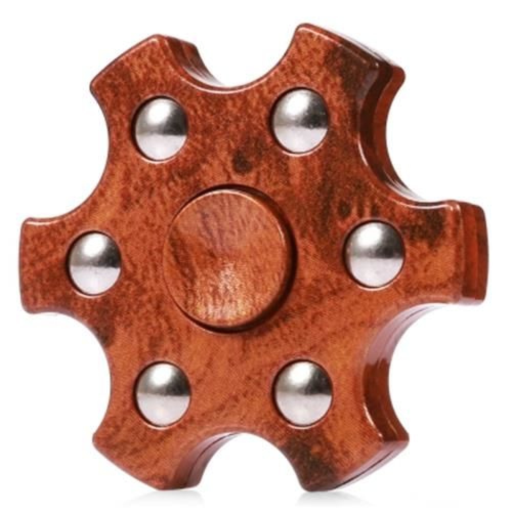COLORFUL HEXAGON FIDGET SPINNER ADHD STRESS RELIEF TOY RELAXATION GIFT FOR ADULTS (BROWN) COLORFUL HEXAGON FIDGET SPINNER ADHD STRESS RELIEF TOY RELAXATION GIFT FOR ADULTS (BROWN)
