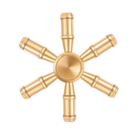 STRESS RELIEF TOY RUDDER SHAPE FINGER GYRO (COPPER COLOR)