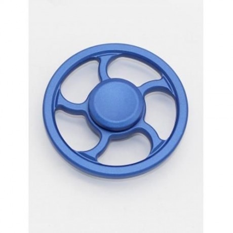 WHEEL FINGERTIP SPINNING TOP FINGER GYRO FOCUS TOY STRESS RELIEVER (BLUE)