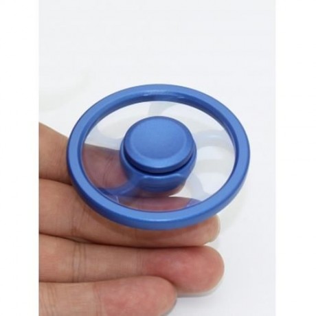 WHEEL FINGERTIP SPINNING TOP FINGER GYRO FOCUS TOY STRESS RELIEVER (BLUE)