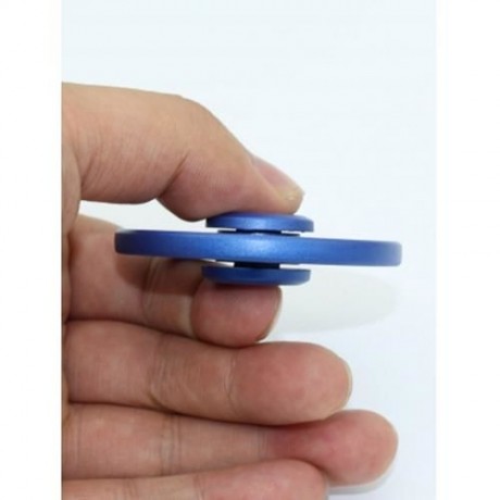 WHEEL FINGERTIP SPINNING TOP FINGER GYRO FOCUS TOY STRESS RELIEVER (BLUE)