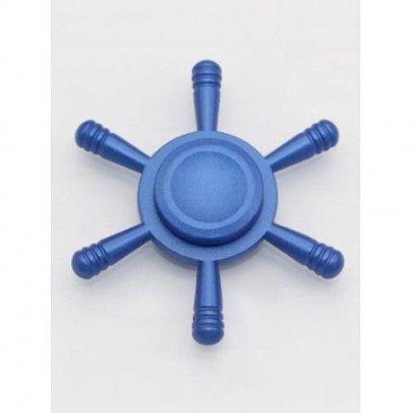 SHIP RUDDER FINGERTIP SPINNING TOP FINGER GYRO FOCUS TOY (BLUE)
