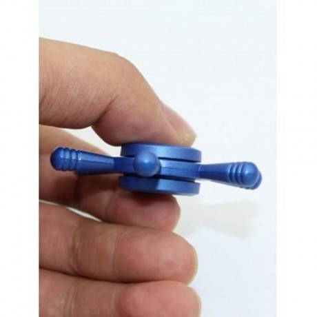 SHIP RUDDER FINGERTIP SPINNING TOP FINGER GYRO FOCUS TOY (BLUE)