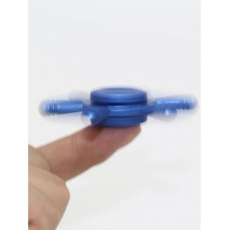 SHIP RUDDER FINGERTIP SPINNING TOP FINGER GYRO FOCUS TOY (BLUE)