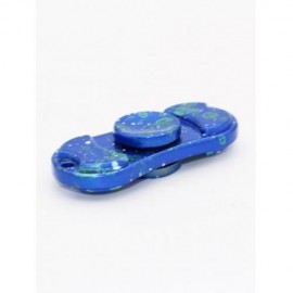 FOCUS TOY STRESS RELIEVER COLORFUL DOT FINGER GYRO SPINNER (BLUE)