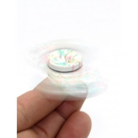 FOCUS TOY STRESS RELIEVER COLORFUL DOT FINGER GYRO SPINNER (MULTICOLOR)