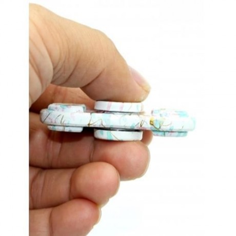 FOCUS TOY STRESS RELIEVER COLORFUL DOT FINGER GYRO SPINNER (MULTICOLOR)