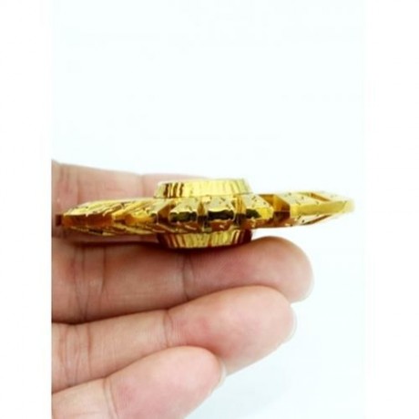 SUN GOD CUT OUT FINGER GYRO SPINNER FOCUS TOY (GOLDEN)