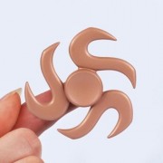 STRESS RELIEF FOCUS TOY METAL FINGER GYRO (ROSE GOLD)