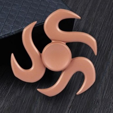 STRESS RELIEF FOCUS TOY METAL FINGER GYRO (ROSE GOLD)