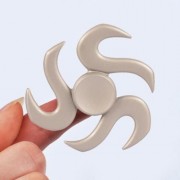 STRESS RELIEF FOCUS TOY METAL FINGER GYRO (APRICOT)