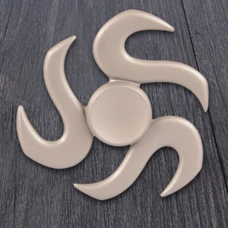 STRESS RELIEF FOCUS TOY METAL FINGER GYRO (APRICOT)