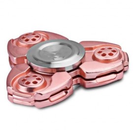 TITANIUM ALLOY GYRO STRESS RELIEVER PRESSURE REDUCING TOY FOR OFFICE WORKER (ROSE GOLD)